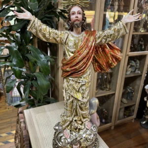 Jesús Resucitado en Madera